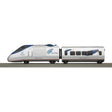 Trainkids - Locomotive & First Class Car Add-On Set for Battery-Powered Train -- Amtrak Acela-1