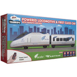 Trainkids - Locomotive & First Class Car Add-On Set for Battery-Powered Train -- Amtrak Acela-2