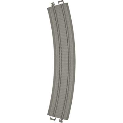 18" Radius Curve Track - Trainkids -- Gray pkg(6) (Enough Sections for a Semicircle)