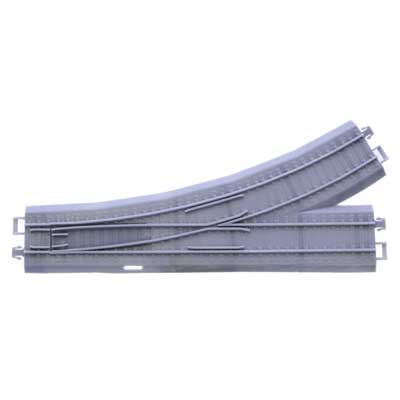 Turnout (Switch) Set - Trainkids -- Gray 1 Each Left & Right-1