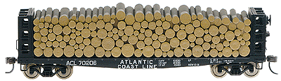 Pulpwood Flatcar -- Atlantic Coast Line #70221