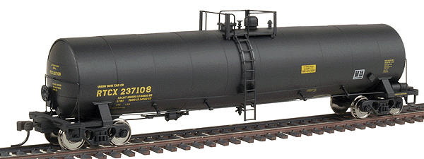 ACF(R) 23,500 Gallon Tank Car -- Republic Car Line #237108 (black, yellow)