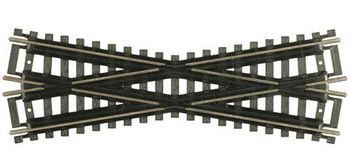 Custom-Line(R) Crossing - Code 100 -- 19-Degree, 6"  15.2cm, Black Ties