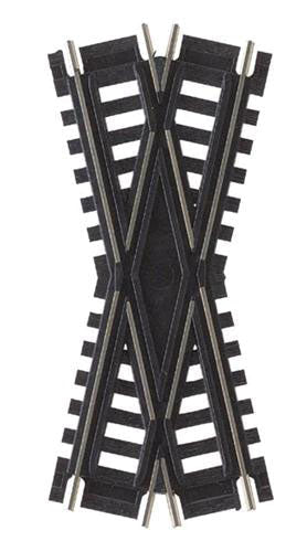 Custom-Line(R) Crossing - Code 100 -- 25-Degree, 4-1/2"  11.4cm, Black Ties