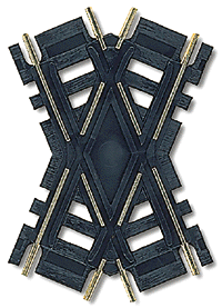 Custom-Line(R) Crossing - Code 100 -- 60-Degrees - 3"  7.6cm, Black Ties