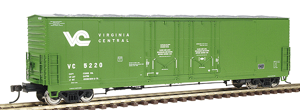 Evans 53' Double Plug-Door Boxcar -- Virginia Central #5220