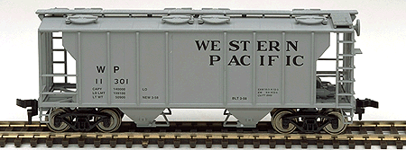 PS-2 2-Bay Covered Hopper -- Western Pacific