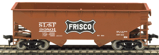 50-Ton 2-Bay Offset-Side Open Hopper -- Undecorated