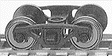 Freight Car Trucks -- Barber-Bettendorf Roller-Bearing Caboose pkg(2)