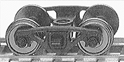 Freight Car Trucks -- Barber-Bettendorf Roller-Bearing Caboose pkg(2)