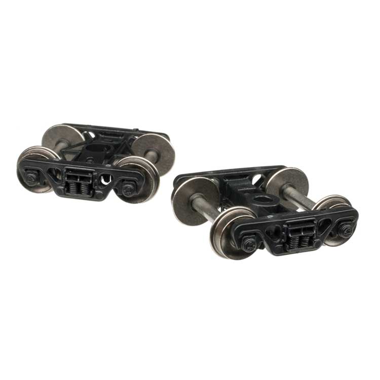 Amsted Rail Low-Deck Swing-Motion Truck with 28" Metal Wheels -- 1 Pair
