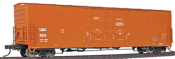 Atlas MasterLine(R) Evans 53' Double Plug Door Boxcar -- Louisville, New Albany & Corydon "Repaint" #5614 (brown, white)