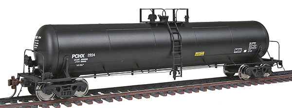 Atlas Master(R) GATX 20,700 Gallon Non-insulated Tank Car w/Type 10 Saddles -- Poole Chemical #2224 (black white)