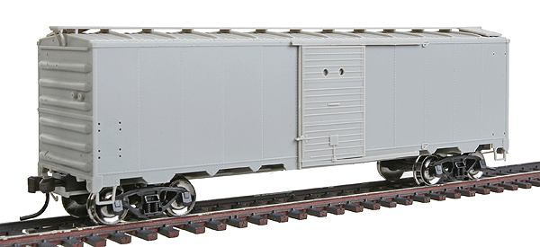 1932 ARA 40' Steel Boxcar - Ready to Run - Master(R) -- Undecorated Body Style #4 Short-Tab Body, Viking Corrugated Roof, Buckeye En