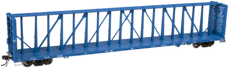 Master Line(R) 73' Center Partition (Centerbeam) Flatcar - Ready to Run -- BC Rail #873038