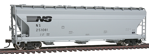 Master(TM) ACF(R) 4650 3-Bay Centerflow Covered Hopper Pre-1971 Body -- Norfolk Southern #251081