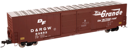 ACF(R) 60' Double-Door Auto Parts Boxcar -- Denver & Rio Grande Western #63852