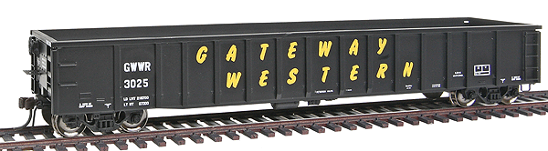 Master Series(TM) Thrall 2743 Gondola Assembled -- Gateway Western #3025
