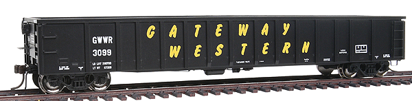 Master Series(TM) Thrall 2743 Gondola Assembled -- Gateway Western #3099