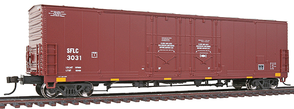 Master(TM) Evans 53' Double Plug-Door Boxcar - Ready to Run -- Burlington Northern Santa Fe #3031 (Reporting Marks Only, Conspicuity Stripe