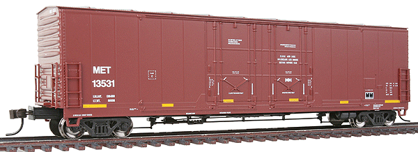 Master(TM) Evans 53' Double Plug-Door Boxcar - Ready to Run -- Modesto & Empire Traction #13531 (brown)