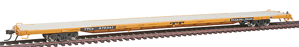Atlas Master(R) 89' 4" Flatcar Container Version -- Trailer Train #976041