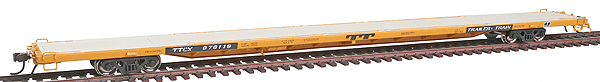 Atlas Master(R) 89' 4" Flatcar Container Version -- Trailer Train #976119
