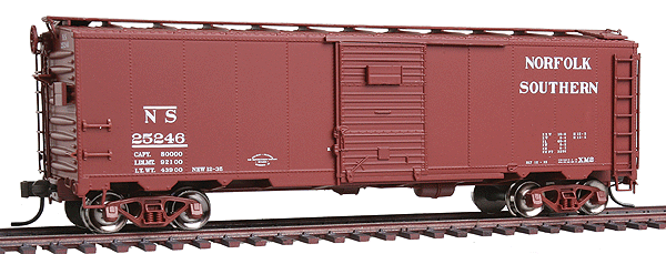 Master(TM) 1932 ARA 40' Steel Boxcar - Ready to Run -- Norfolk Southern Railway (Original) #25246 (brown)