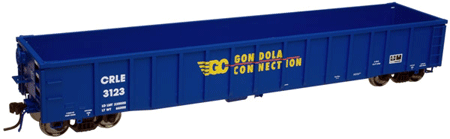 Thrall 2743 Gondola - Ready to Run - Master(R) -- Gondola Connection CRLE #3123 (blue, yellow, red)