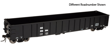 Master(TM) Thrall 2743 Gondola - Ready to Run -- Norfolk Southern #194262 (black, No Logo)