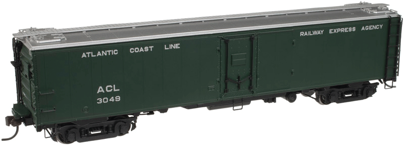 ACF/REA Steel Express Reefer - Ready to Run - Master(TM) -- Atlantic Coast Line #3049 (1960s Repaint, green)