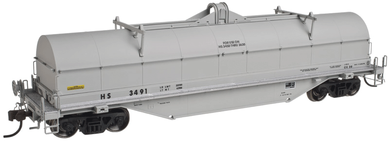 42' Coil Steel Car w/Fishbelly Side Sill - Ready to Run - Master(R) -- Chattahoochee Bay Railroad #HS 3491 (gray)