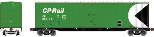 NSC 5111 50' Plug-Door Boxcar - Ready to Run - Master -- Canadian Pacific #85664 (green, white, black, Multimark Logo)