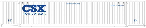Jindo 53' Cargo Container 3-Pack - Master(R) -- CSX Intermodal CSXU Set #2