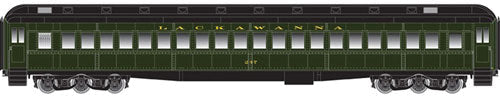 Heavyweight Single-Window Coach - Master(R) -- Delaware, Lackawanna & Western #249 (Pullman Green, black)