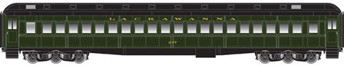 Heavyweight Single-Window Coach - Master(R) -- Delaware, Lackawanna & Western #258 (Pullman Green, black)
