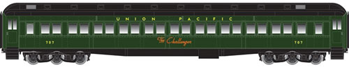 Heavyweight Paired-Window Coach - Master(R) -- Union Pacific #707 (green, black; The Challenger)