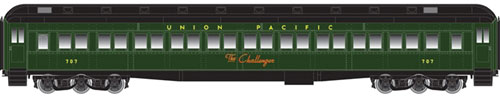 Heavyweight Paired-Window Coach - Master(R) -- Union Pacific #709 (green, black, The Challenger)