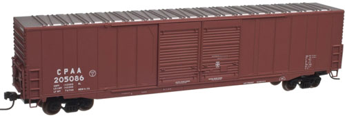ACF 60' Double-Door Auto Parts Boxcar - Ready to Run -- Canadian Pacific CPAA #205091 (Boxcar Red, Reporting Marks Only)