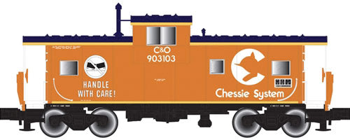Extended-Vision Caboose - Ready to Run - Master(R) -- Chessie System #903103 (Handle with Care Slogan, tan)