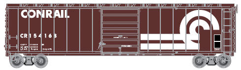 Postwar 50' Single-Door Boxcar 9' Door - Ready to Run - Master(R) -- Conrail #261132 (Boxcar Red, white, Large Logo)