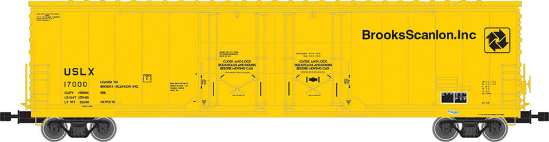 Evans 53' Double Plug-Door Boxcar - Master(R) -- Brooks Scanlon #17009 (yellow, black)