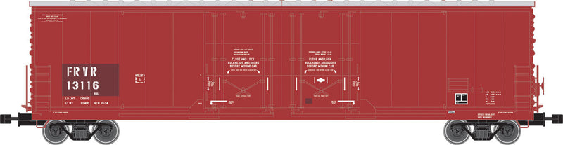 Evans 53' Double Plug-Door Boxcar - Master(R) -- Fox River Valley #13110 (Patched, Boxcar Red)