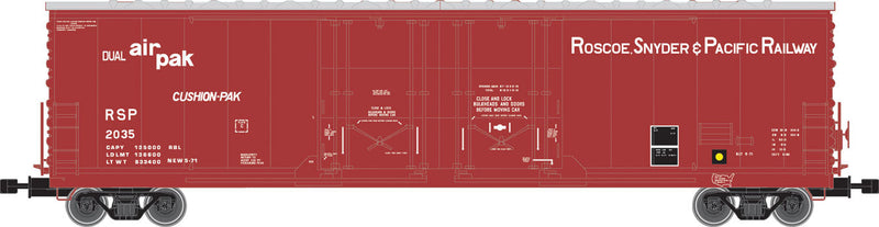 Evans 53' Double Plug-Door Boxcar - Master(R) -- Roscoe, Snyder & Pacific #2035 (Boxcar Red)
