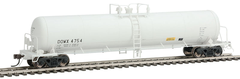 GATX 20,700-Gallon Tank Car - Ready to Run - Master(R) -- Dow Chemical DOWX #4754 (white)