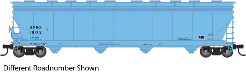 ACF 5701 Centerflow Plastics Hopper - Ready to Run - Master(R) -- Oxy Vinyls BFGX #1757 (blue)