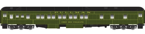Heavyweight Pullman 10-1-1 Sleeper - Ready to Run - Master(R) -- Pullman "Blue Bird Lake" (Pullman Green, black)