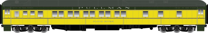 Heavyweight Pullman 10-1-1 Sleeper - Ready to Run - Master(R) -- Chicago & North Western "Floyd River" (green, yellow)