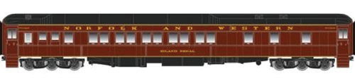 Heavyweight Pullman 10-1-1 Sleeper - Ready to Run - Master(R) -- Norfolk & Western "Island Rose" (Tuscan)