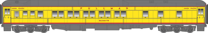 Heavyweight Pullman 10-1-1 Sleeper - Ready to Run - Master(R) -- Union Pacific "Balsam Fir" (Armour Yellow, gray, red)